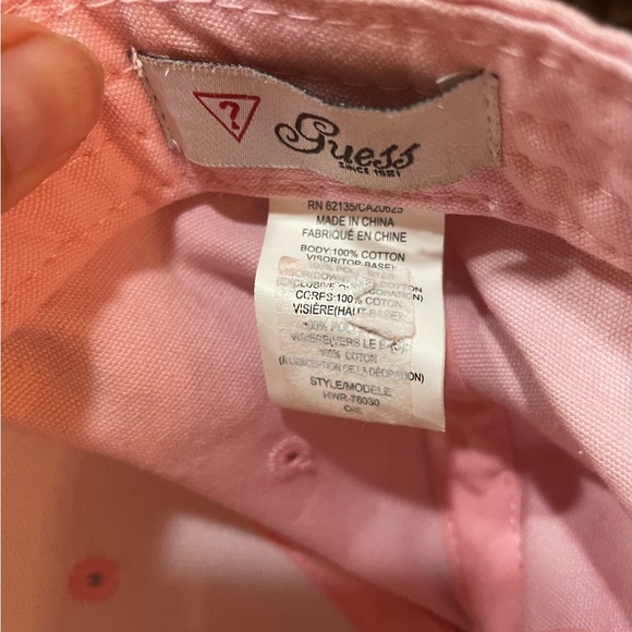 GUESS Kitty cat hat with sparkly brim adjustable back strap- fits women’s heads - Picture 7 of 13